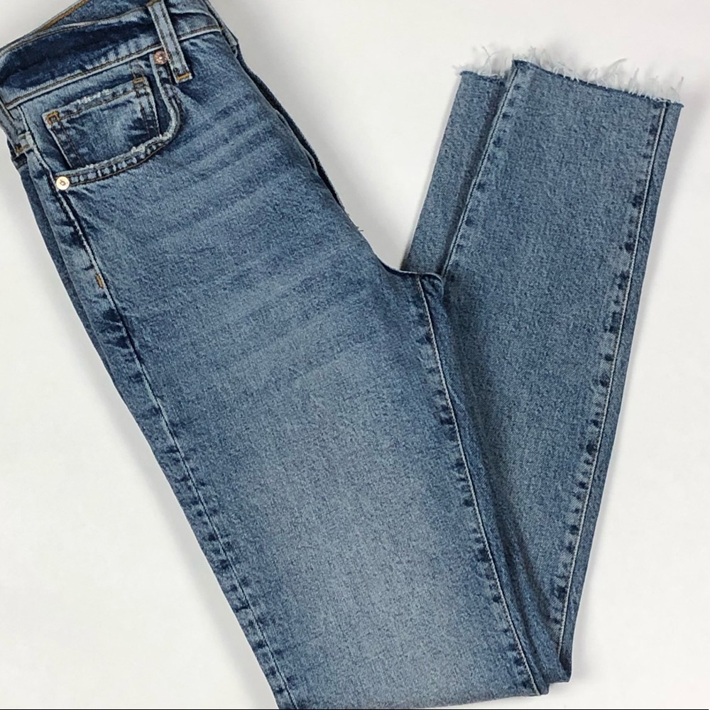 Free People Raw Hem Jeans